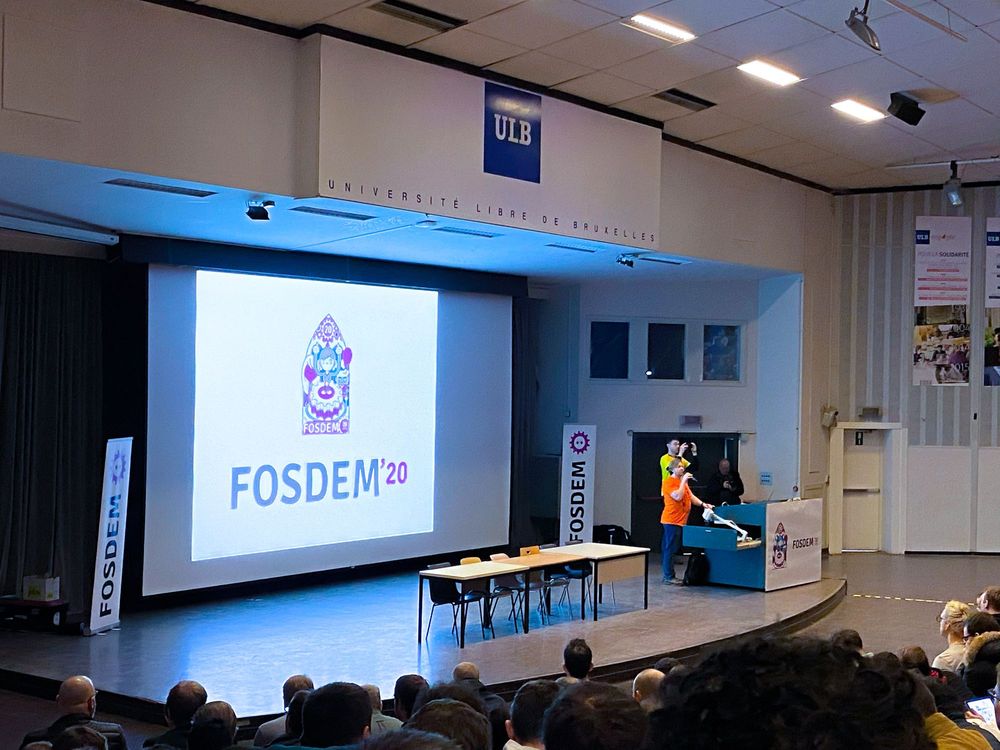 Talking free and open-source at FOSDEM 2020