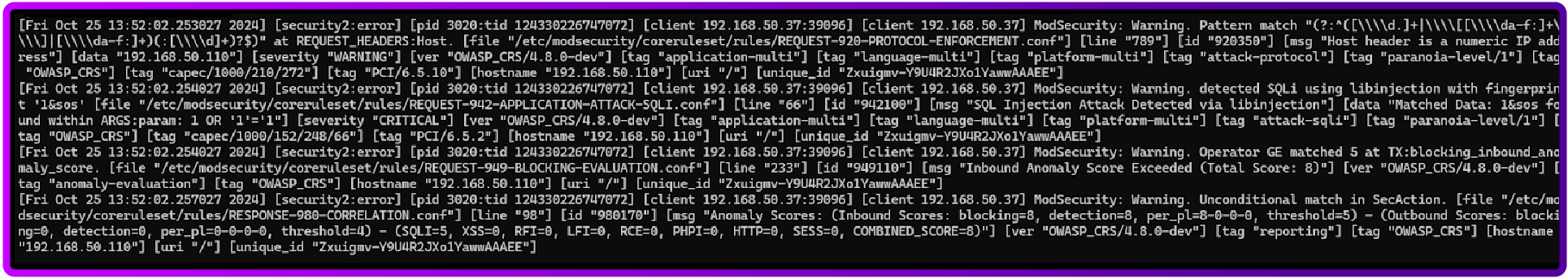 A comprehensive guide to log monitoring with ModSecurity and HAProxy